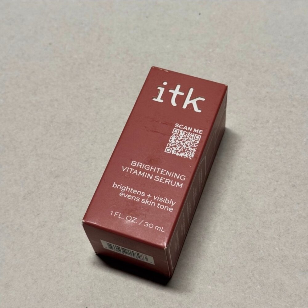 Brightening Vitamin Serum by ITK  - 1 oz Serum- Evens Tone & Treats Blemishes
